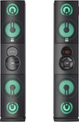 Altec Lansing - Party Duo Tower Set - Black - Left_Zoom
