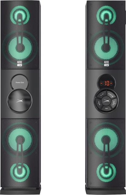 Altec Lansing Party Duo Tower Set Black Imt7003 Best Buy