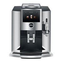 Jura - S8 Espresso Machine with 15 bars of pressure and Milk Frother - Chrome - Front_Zoom
