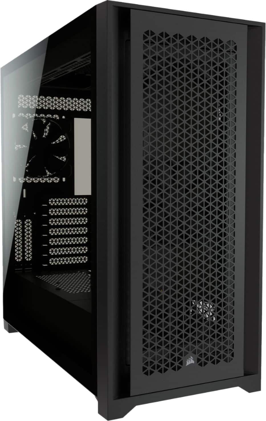 CORSAIR - 5000D AIRFLOW ATX Mid-Tower PC Case - Black - Front_Zoom
