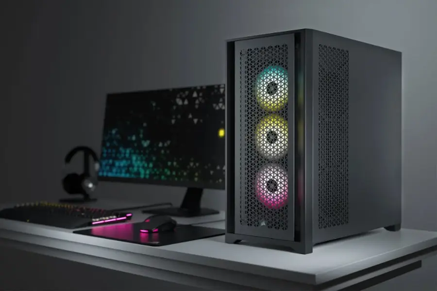 Alt View 26. CORSAIR - 5000D AIRFLOW ATX Mid-Tower PC Case - Black.