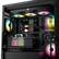 Alt View 30. CORSAIR - iCUE 5000X ATX RGB Tempered Glass Mid-Tower.