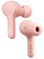 Front Zoom. JVC - Gumy True Wireless Headphones - Peach Pink.
