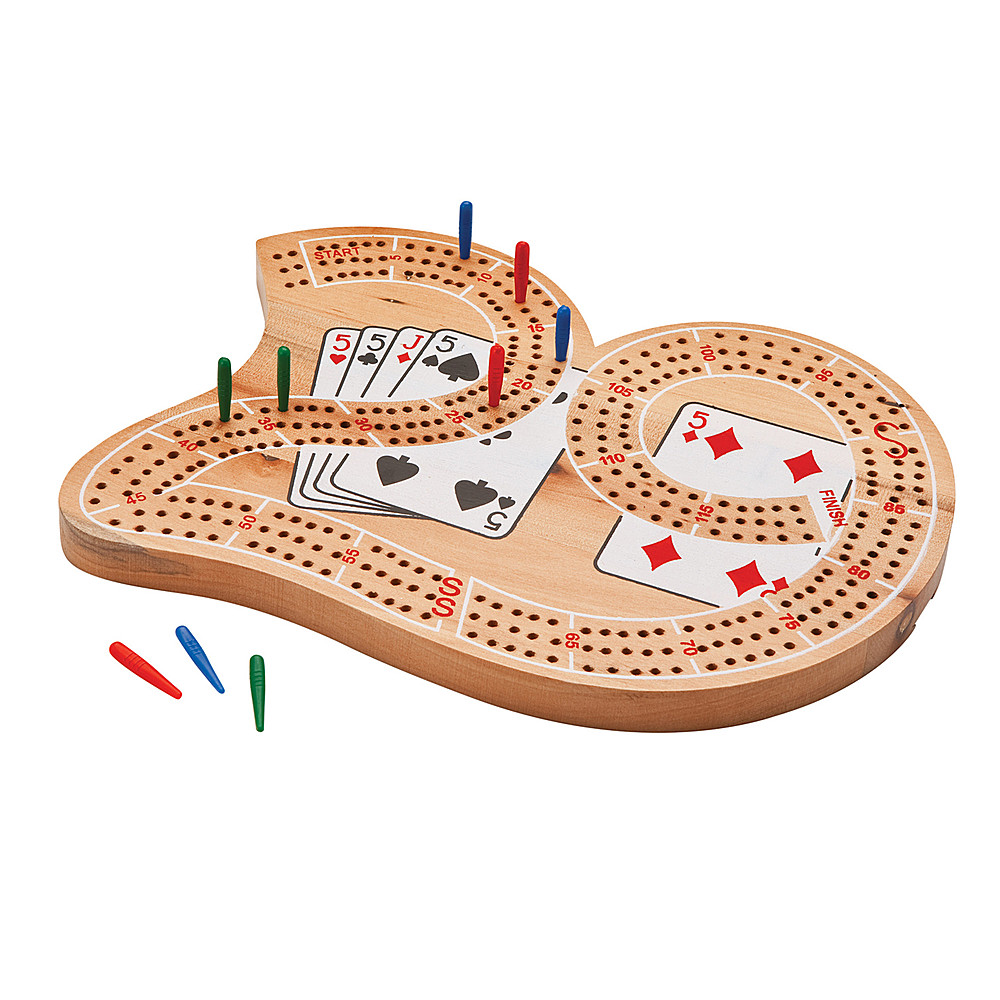 MasterPieces Officially Licensed MLB St. Louis Cardinals Wooden Cribbage  Game for Adults