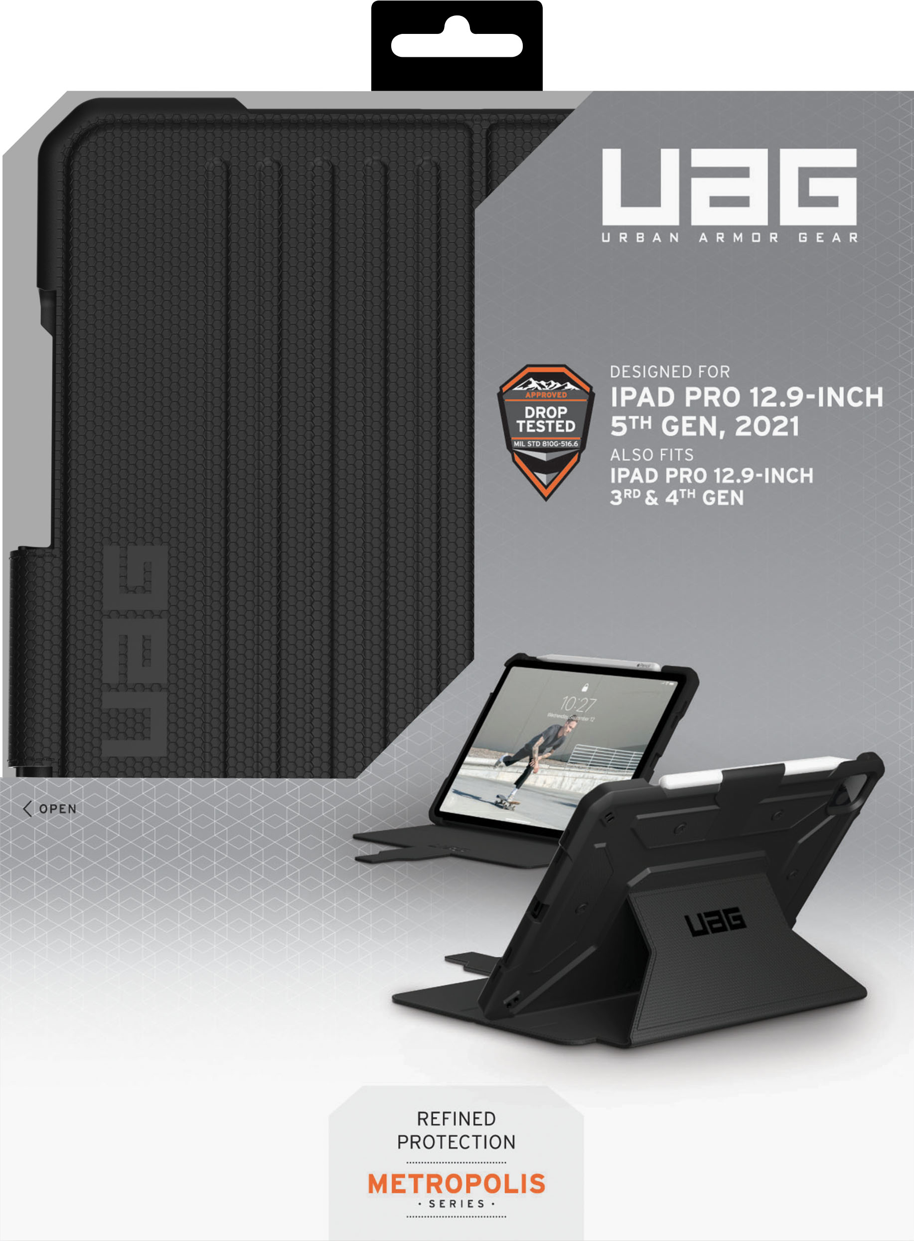 UAG - Apple iPad Pro 12.9-inch 5th Generation Lucent - Black