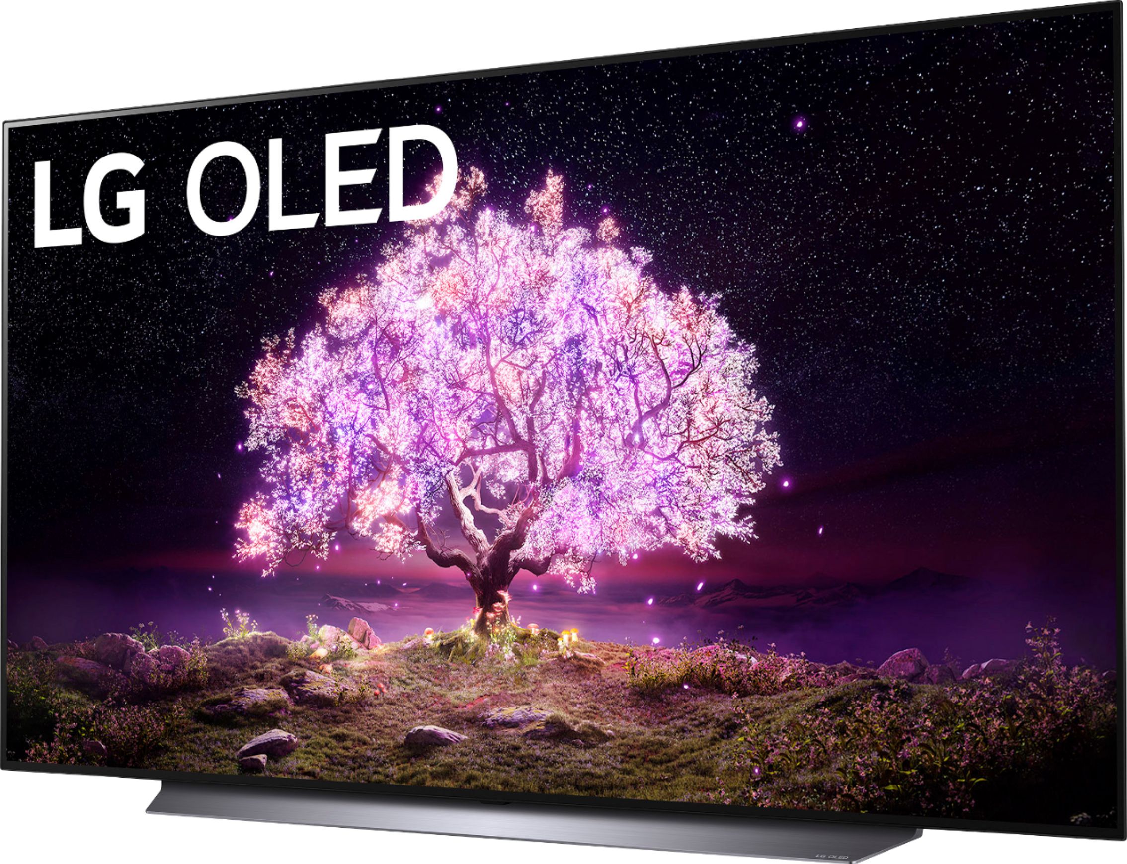 Left View: LG - 65" Class C1 Series OLED 4K UHD Smart webOS TV