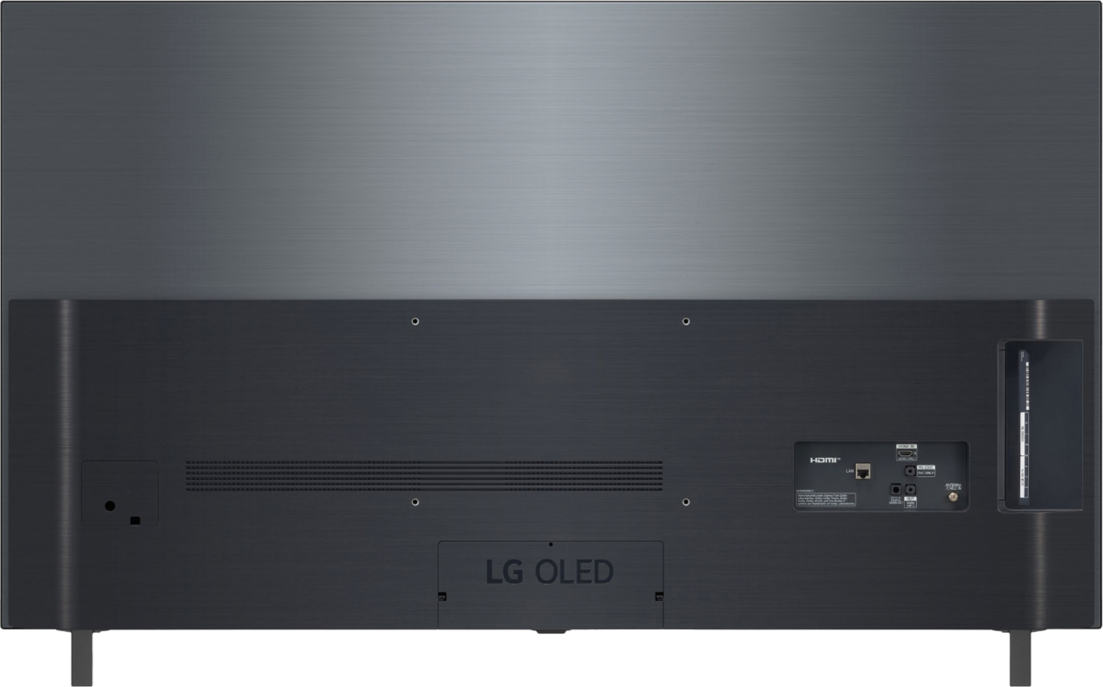 Back View: LG - 55" Class A1 Series OLED 4K UHD Smart webOS TV
