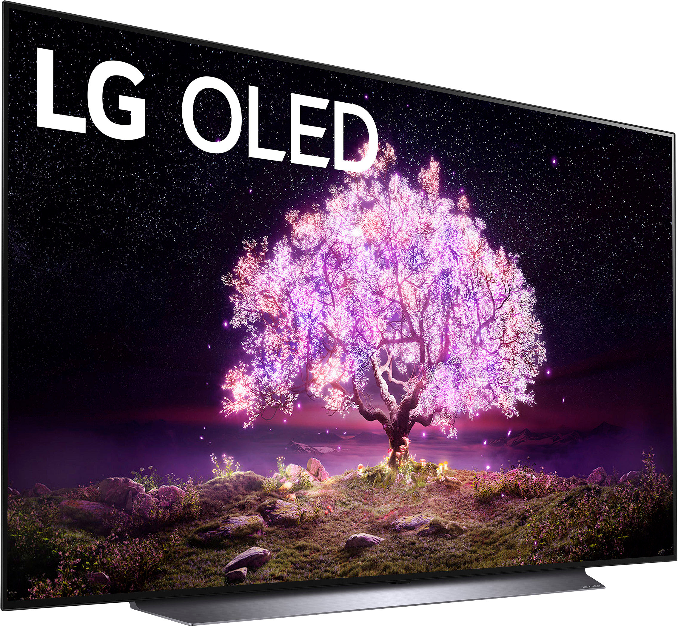 Back View: LG - 77" Class C1 Series OLED 4K UHD Smart webOS TV
