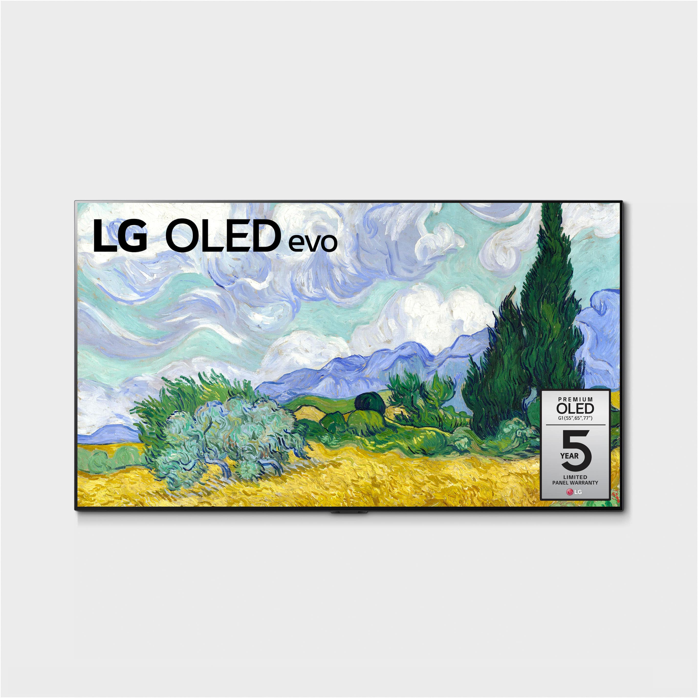 Alt View 27. LG - 55" Class G1 Series OLED evo 4K UHD Smart webOS TV with Gallery Design - Dark Grey.