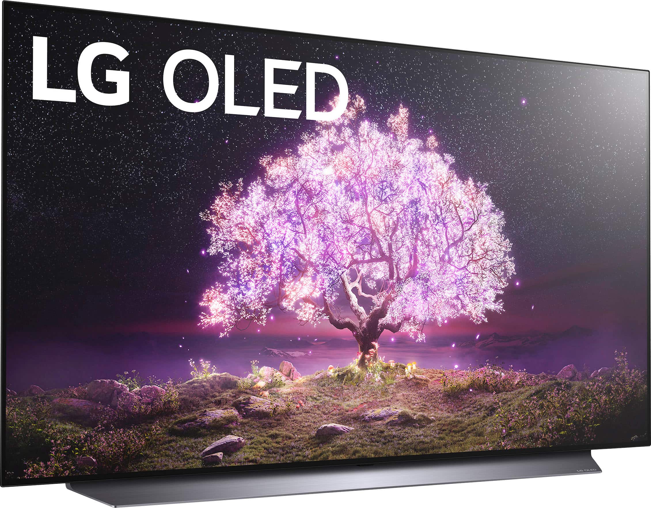 Back. LG - 55" Class C1 Series OLED 4K UHD Smart webOS TV - Black.