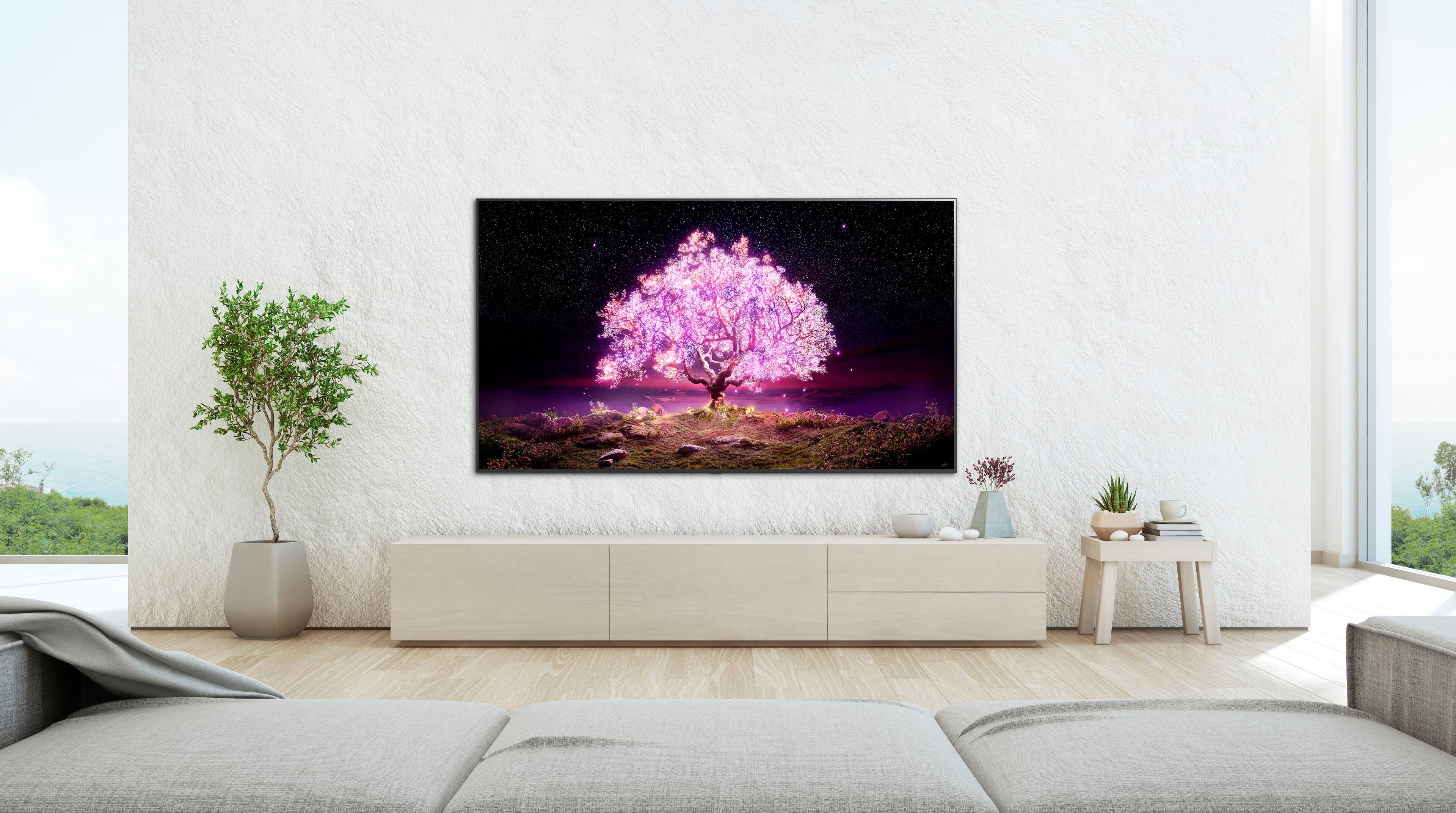 Alt View 22. LG - 55" Class C1 Series OLED 4K UHD Smart webOS TV - Black.