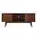 Front. Walker Edison - Modern 2 Door TV Console for TV's up to 65" - Walnut.