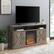 Alt View 13. Walker Edison - Farmhouse Tall Barndoor Soundbar Storage Fireplace TV Stand for Most TVs up to 65" - Grey Wash.