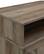 Alt View 3. Walker Edison - Farmhouse Tall Barndoor Soundbar Storage Fireplace TV Stand for Most TVs up to 65" - Grey Wash.