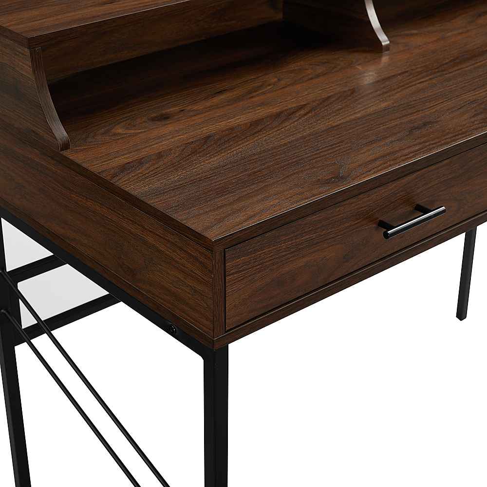 Adore Decor Sutton Mid-Century Modern Wood 3-Drawer Writing Desk Dark Brown  FUTB10129A - Best Buy