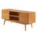 Angle. Walker Edison - Modern 2 Door TV Console for TV's up to 65" - Caramel.