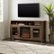 Alt View Zoom 12. Walker Edison - 58" Tall Glass Two Door Soundbar Storage Fireplace TV Stand for Most TVs Up to 65" - Rustic Oak.