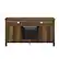 Alt View 2. Walker Edison - 58" Tall Glass Two Door Soundbar Storage Fireplace TV Stand for Most TVs Up to 65" - Rustic Oak.