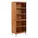 Angle. Walker Edison - 70" Tall Modern 4 Shelf Wood Bookcase - Caramel.
