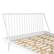 Alt View 11. Walker Edison - Boho Solid Wood Queen Spindle Bed Frame - White.