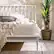 Alt View 12. Walker Edison - Boho Solid Wood Queen Spindle Bed Frame - White.