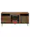 Front. Walker Edison - Modern Two Drawer Fireplace TV Stand for Most TVs up to 65” - Rustic Oak.