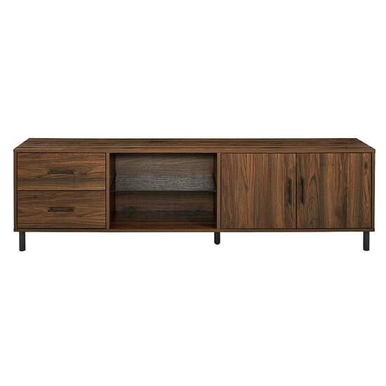 Walnut discount media console