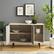Alt View 14. Walker Edison - 44” Modern Asymmetrical Buffet with Glass Shelf - Birch.