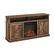 Angle. Walker Edison - Farmhouse Tall Barndoor Soundbar Storage Fireplace TV Stand for Most TVs up to 65" - Rustic Oak.
