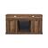 Alt View 2. Walker Edison - Farmhouse Tall Barndoor Soundbar Storage Fireplace TV Stand for Most TVs up to 65" - Rustic Oak.