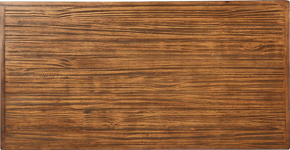 Alt View 15. Click Decor - Ezra Solid Wood and Metal Coffee Table - Walnut Brown.
