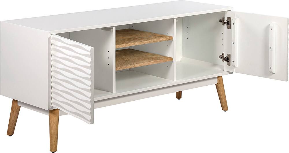 Alt View 13. Elle Decor - Media Console - French White.