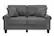 Front. Serta - Copenhagen 61" Loveseat - Gray.