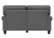 Alt View 14. Serta - Copenhagen 61" Loveseat - Gray.