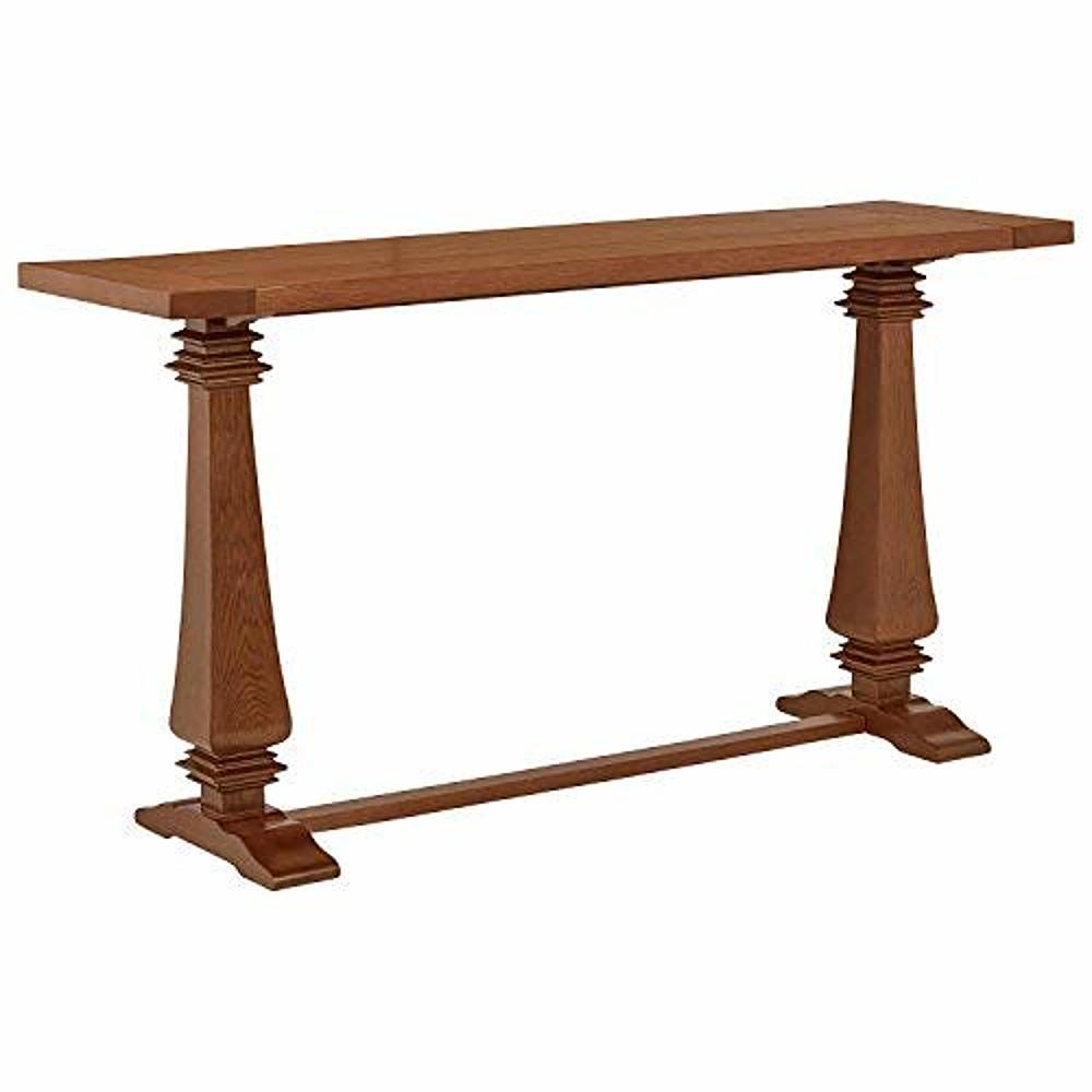 Angle View: Finch - Amos Console Table - Brown
