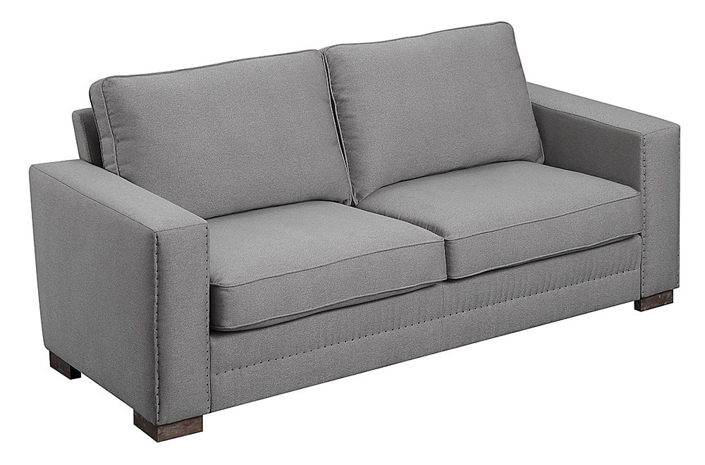 Left View: Serta - Hemsley 81" Sofa - Soothing Pewter