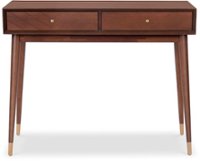 Adore Decor - Sutton Mid-Century Modern Console Table - Walnut Brown - Front_Zoom