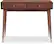 Front. Adore Decor - Sutton Mid-Century Modern Console Table - Walnut Brown.