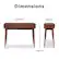 Alt View 12. Adore Decor - Sutton Mid-Century Modern Console Table - Walnut Brown.