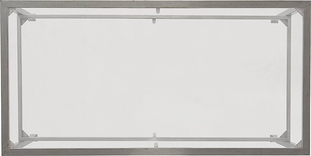 Alt View 18. Click Decor - Maddox Glass and Metal Coffee Table - Silver.