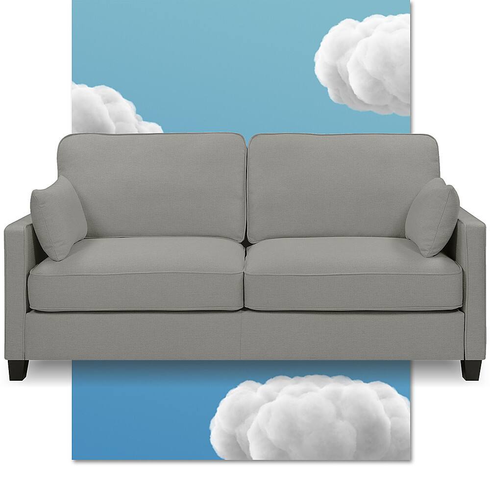 Angle View: Serta - Nina Sofa - Gray