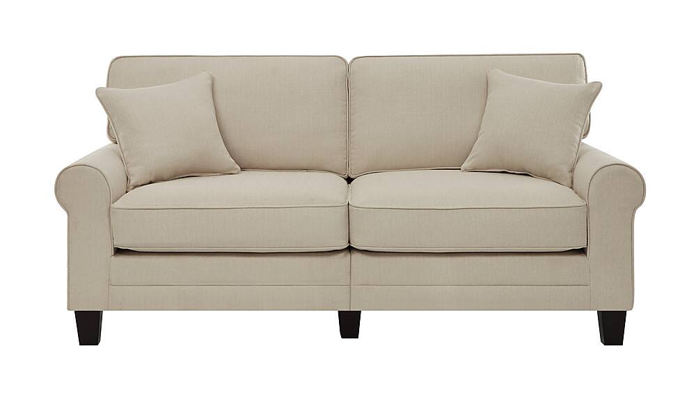 Front. Serta - Copenhagen 73" Sofa - Cream.