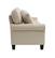 Alt View 13. Serta - Copenhagen 73" Sofa - Cream.
