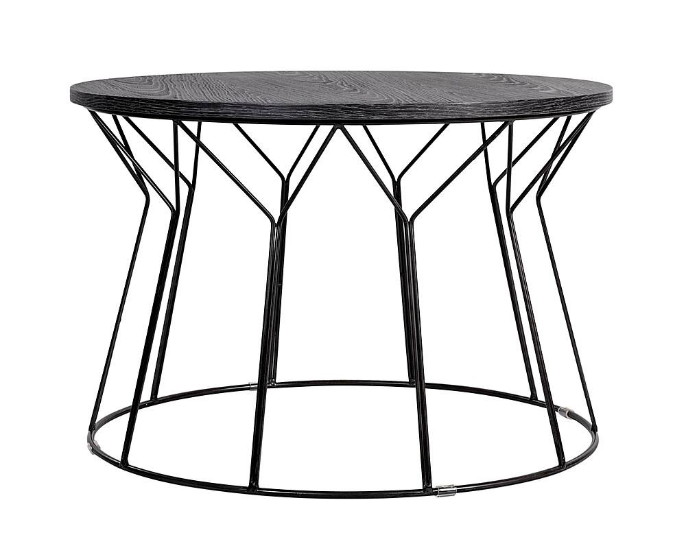 Front. Elle Decor - Fleur Coffee Table - Noir Black.