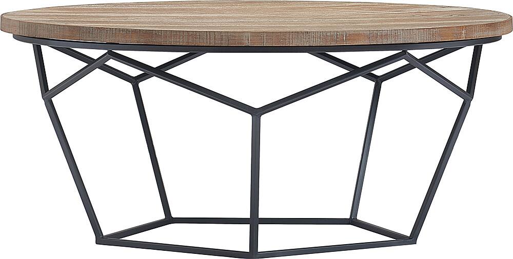 Left. Tommy Hilfiger - Avalon Round Coffee Table - Brown and Black.
