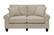 Front. Serta - Copenhagen 61" Loveseat - Cream.