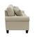 Alt View Zoom 13. Serta - Copenhagen 61" Loveseat - Cream.