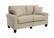 Left. Serta - Copenhagen 61" Loveseat - Cream.