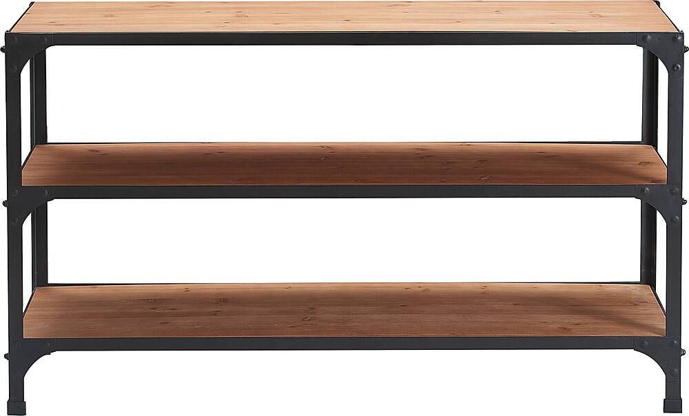 Front. Serta - Media Shelf - Wood.