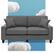 Angle. Serta - Palisades 73" Sofa - Gray.